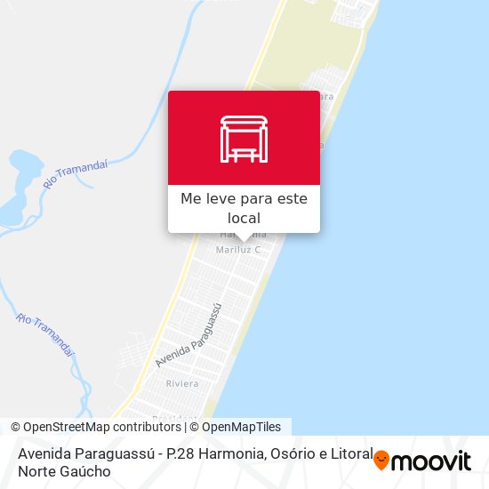 Avenida Paraguassú - P.28 Harmonia mapa