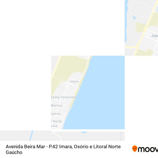 Avenida Beira Mar - P.42 Imara mapa