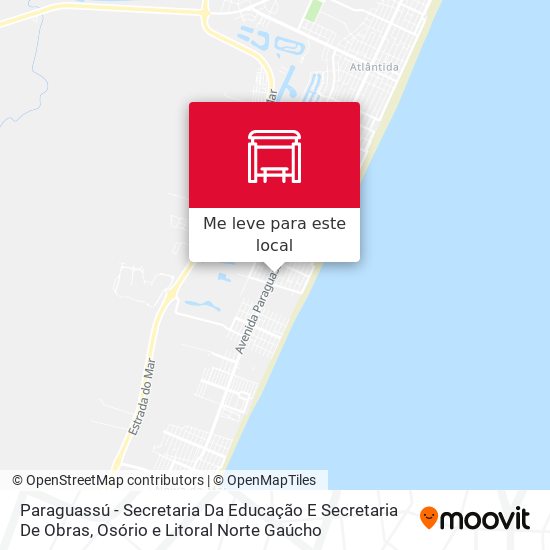 Paraguassú - Secretaria Da Educação E Secretaria De Obras mapa