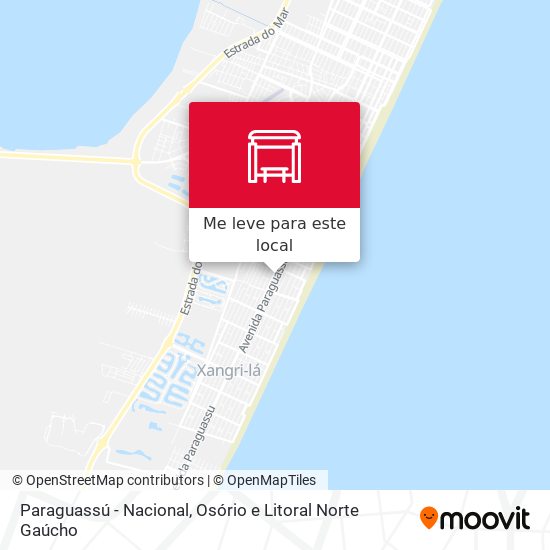 Paraguassú - Nacional mapa