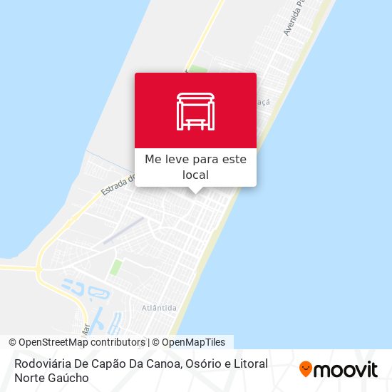 Rodoviária De Capão Da Canoa mapa