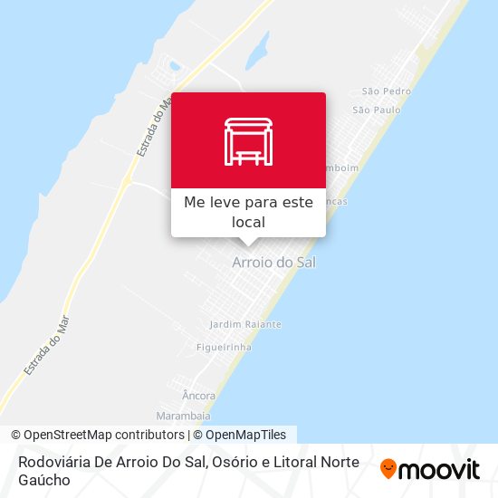 Rodoviária De Arroio Do Sal mapa