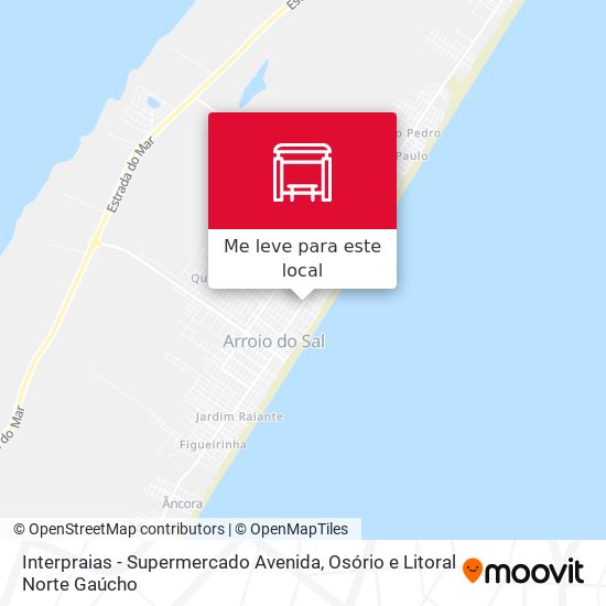 Interpraias - Supermercado Avenida mapa