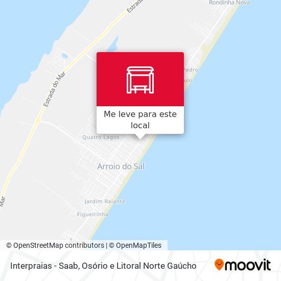 Interpraias - Saab mapa