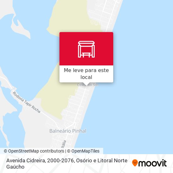 Avenida Cidreira, 2000-2076 mapa