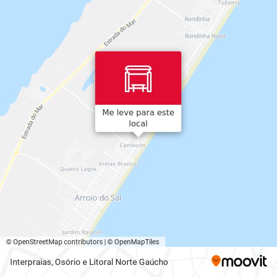 Interpraias mapa