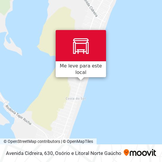 Avenida Cidreira, 630 mapa