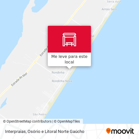 Interpraias mapa