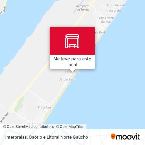 Interpraias mapa