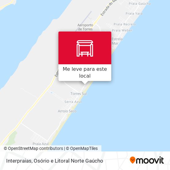 Interpraias mapa