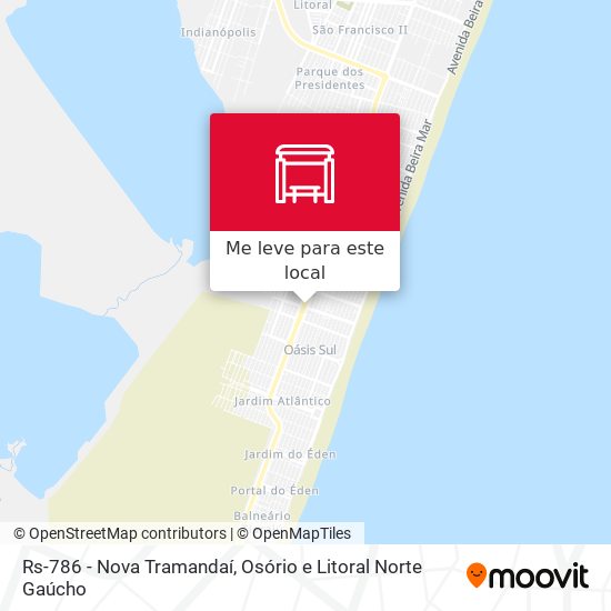 Rs-786 - Nova Tramandaí mapa