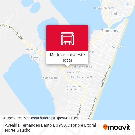 Avenida Fernandes Bastos, 3950 mapa