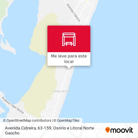 Avenida Cidreira, 63-159 mapa