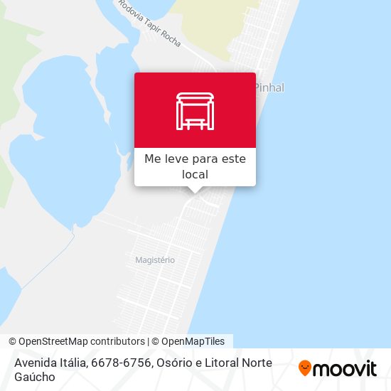 Avenida Itália, 6678-6756 mapa