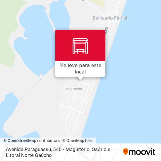 Avenida Paraguassú, 540 - Magistério mapa
