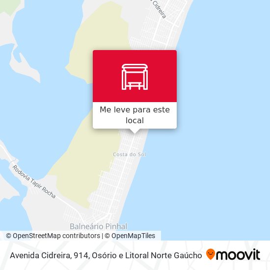 Avenida Cidreira, 914 mapa