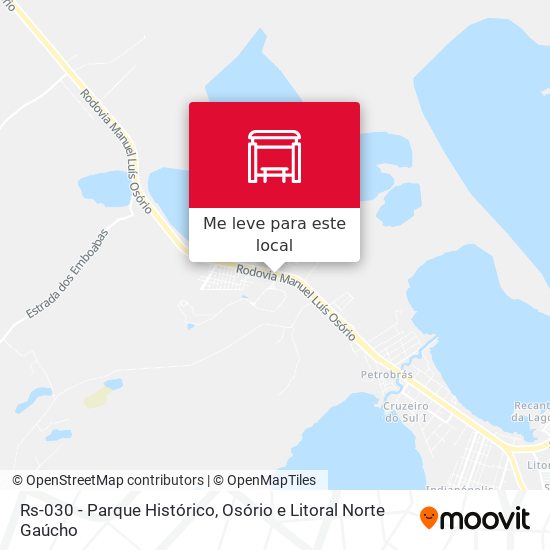 Rs-030 - Parque Histórico mapa