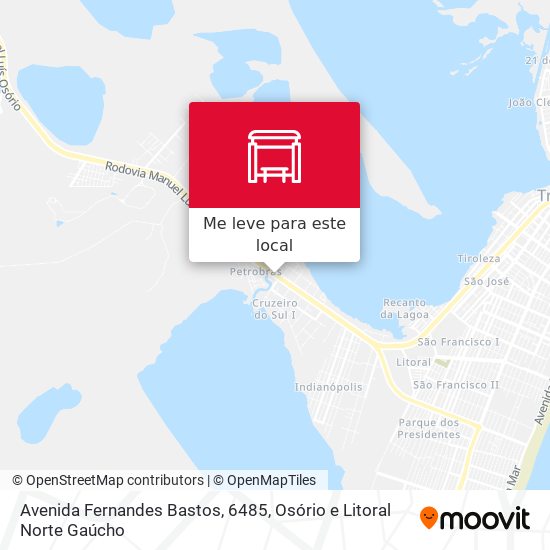 Avenida Fernandes Bastos, 6485 mapa