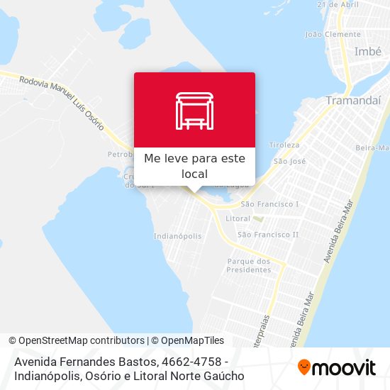 Avenida Fernandes Bastos, 4662-4758 - Indianópolis mapa