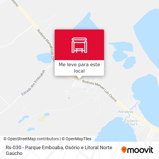 Rs-030 - Parque Emboaba mapa