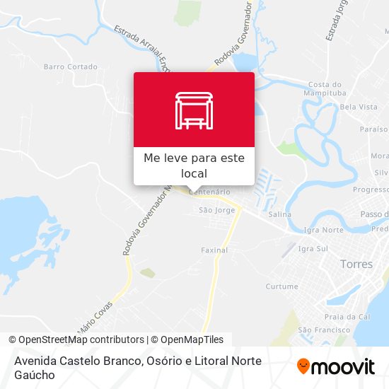 Avenida Castelo Branco mapa