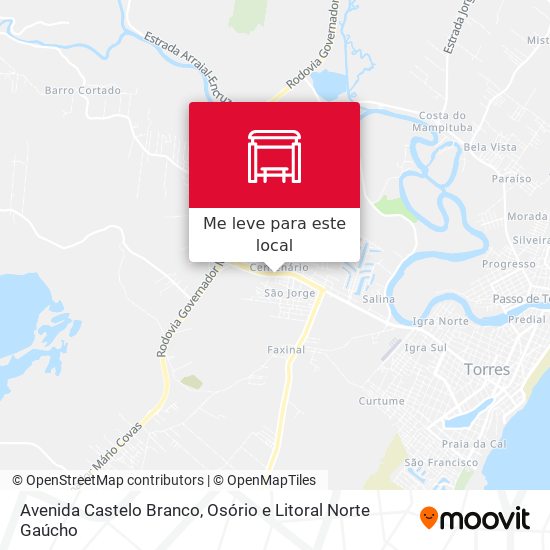 Avenida Castelo Branco mapa
