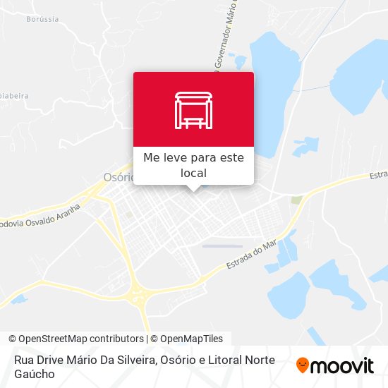 Rua Drive Mário Da Silveira mapa