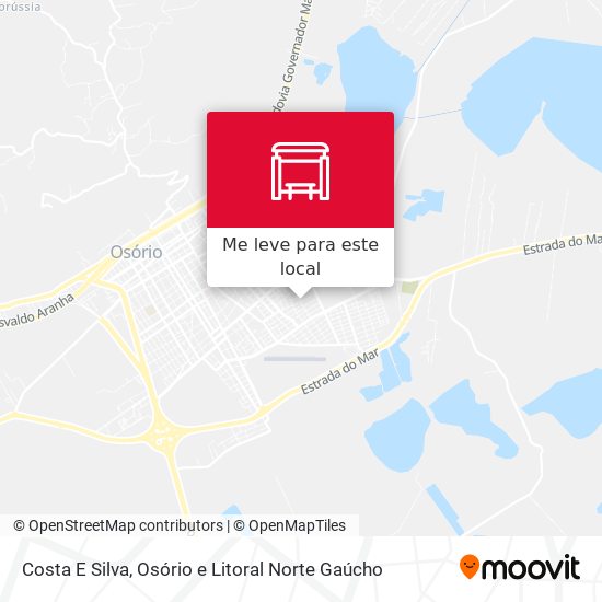 Costa E Silva mapa