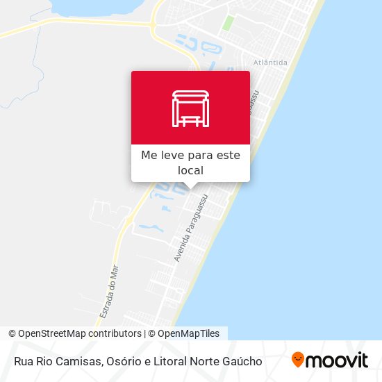 Rua Rio Camisas mapa