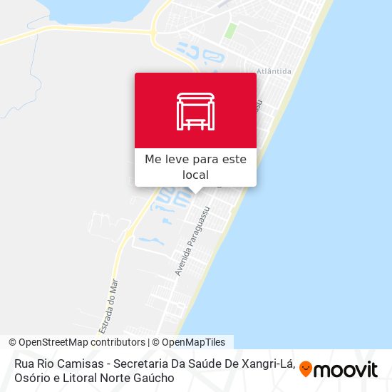 Rua Rio Camisas - Secretaria Da Saúde De Xangri-Lá mapa