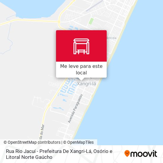 Rua Rio Jacuí - Prefeitura De Xangri-Lá mapa