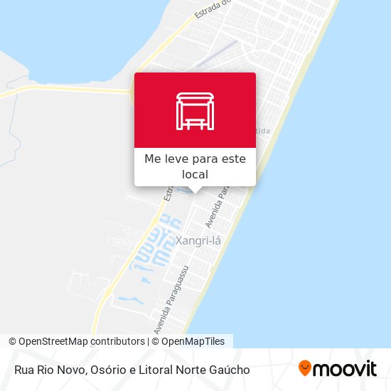 Rua Rio Novo mapa