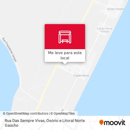 Rua Das Sempre Vivas mapa