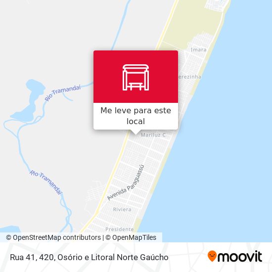 Rua 41, 420 mapa