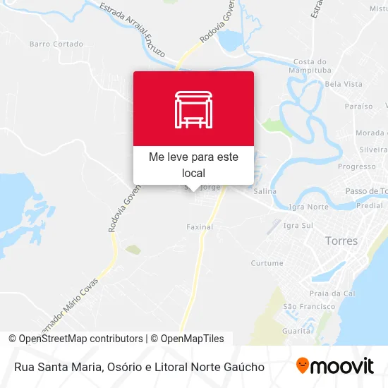 Rua Santa Maria mapa