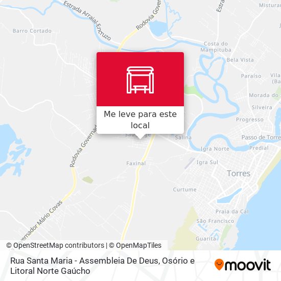 Rua Santa Maria - Assembleia De Deus mapa