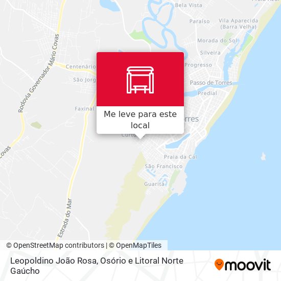 Leopoldino João Rosa mapa
