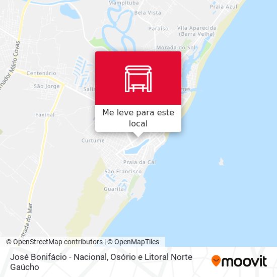 José Bonifácio - Nacional mapa