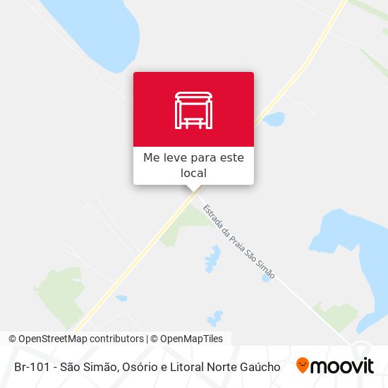 Br-101 - São Simão mapa