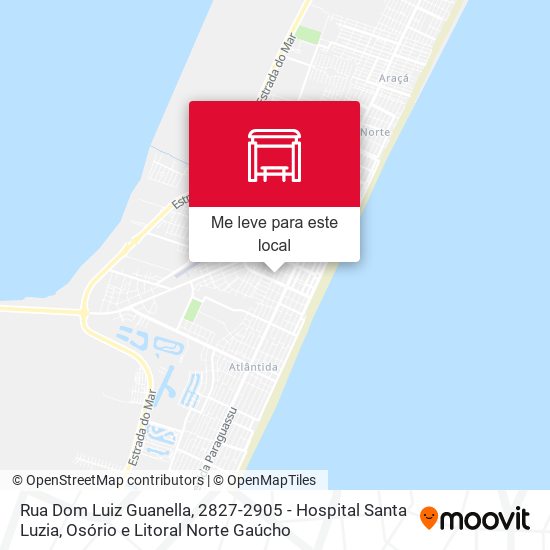 Rua Dom Luiz Guanella, 2827-2905 - Hospital Santa Luzia mapa