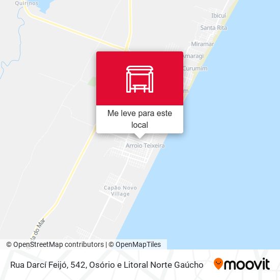Rua Darcí Feijó, 542 mapa