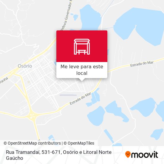 Rua Tramandaí, 531-671 mapa