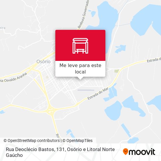 Rua Deoclécio Bastos, 131 mapa