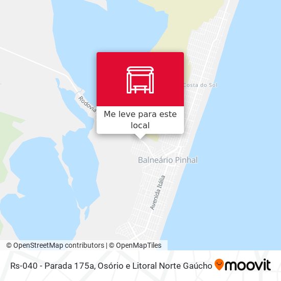 Rs-040 - Parada 175a mapa