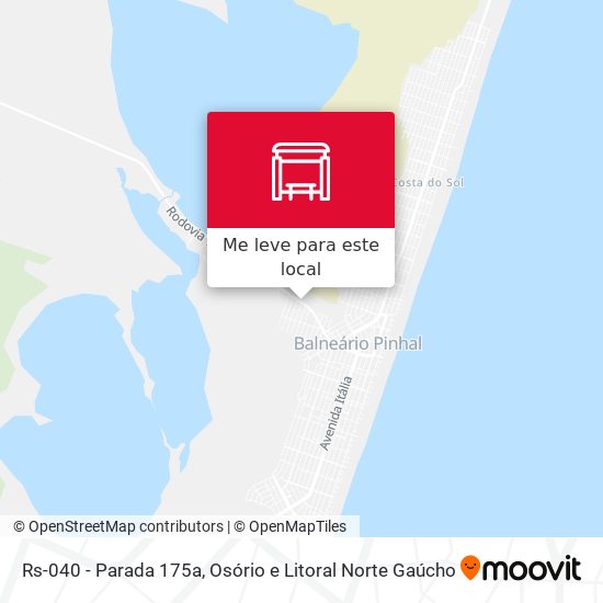 Rs-040 - Parada 175a mapa