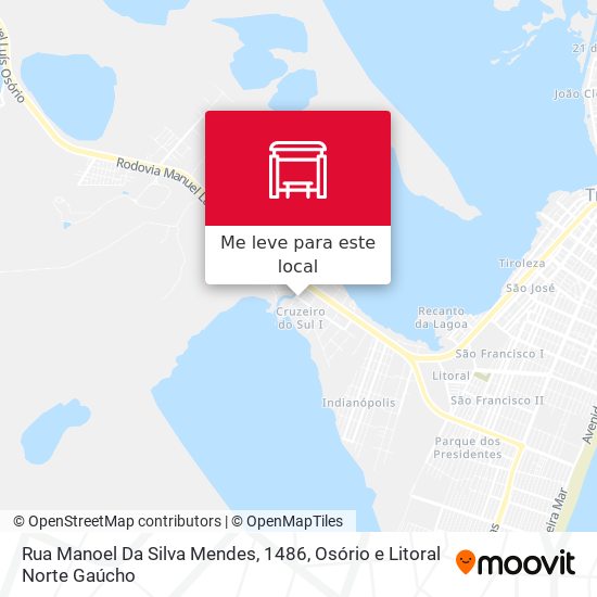 Rua Manoel Da Silva Mendes, 1486 mapa