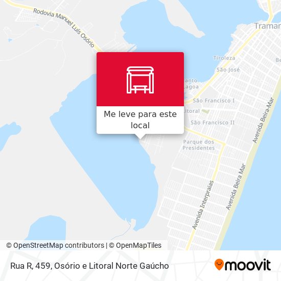 Rua R, 459 mapa