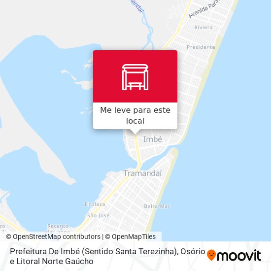 Prefeitura De Imbé (Sentido Santa Terezinha) mapa