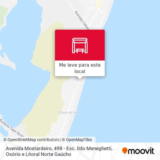 Avenida Mostardeiro, 498 - Esc. Ildo Meneghetti mapa