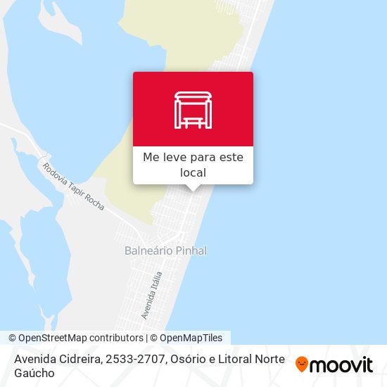 Avenida Cidreira, 2533-2707 mapa